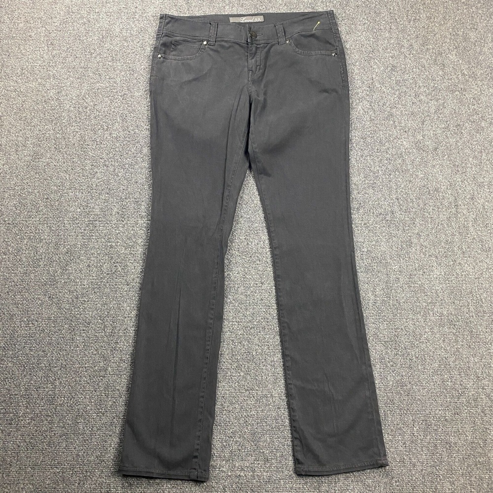 Level 99 Pants Women's Size 31 Gray Stretch Flared Leg Lyocell Blend